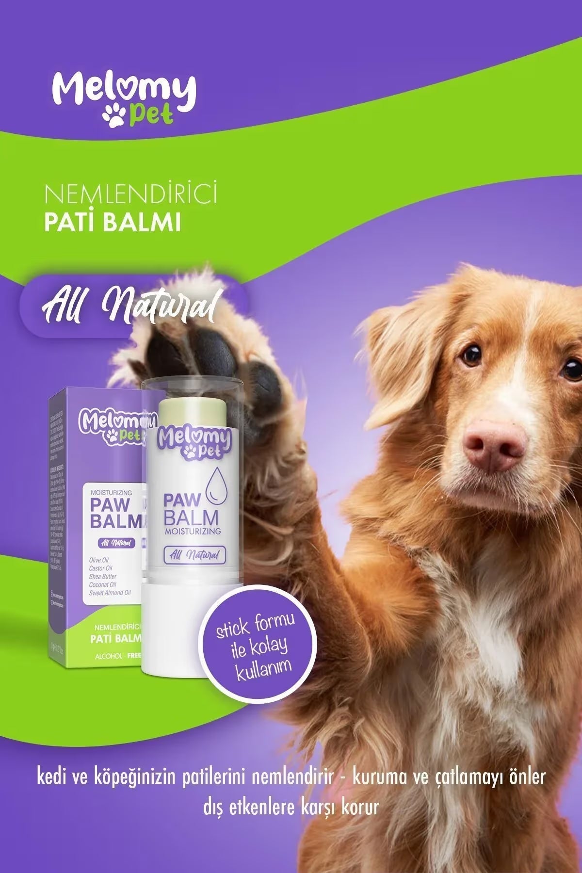 Melomy Pet Nemlendirici Pati Balm