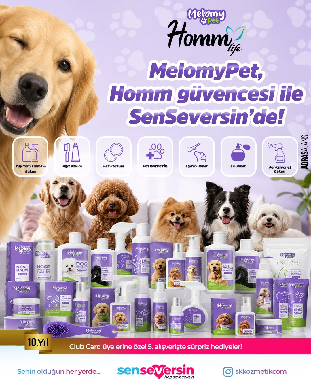 Melomy Pet Şampuan içerik detayı - doğal bitki özlü formül