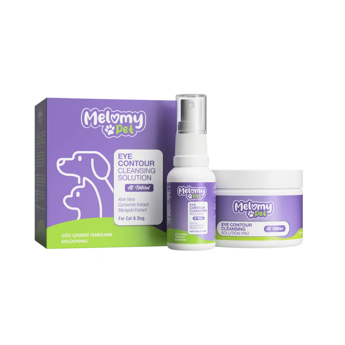 Melomy Pet Göz Çevresi Temizleme Solüsyonu