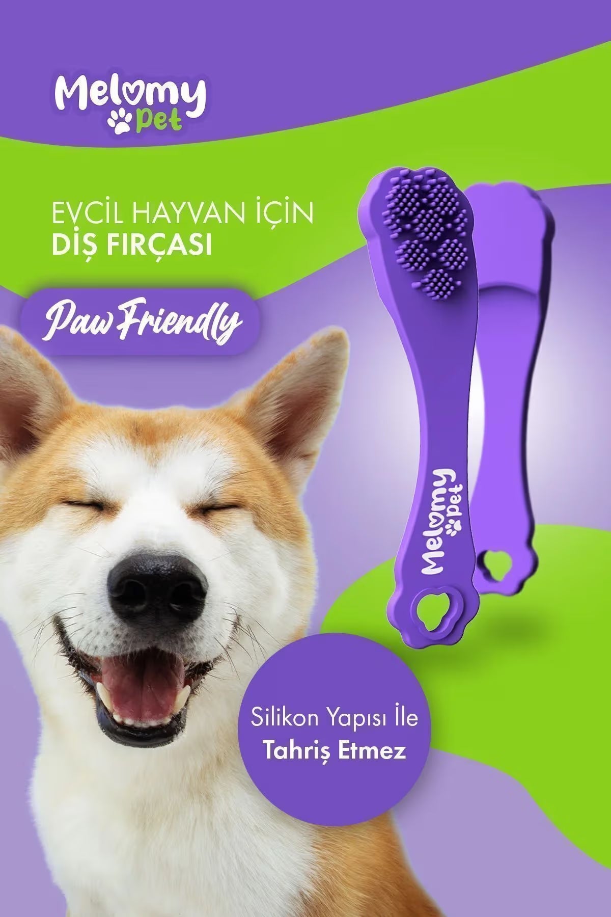 Melomy Pet Silikon Diş Fırçası