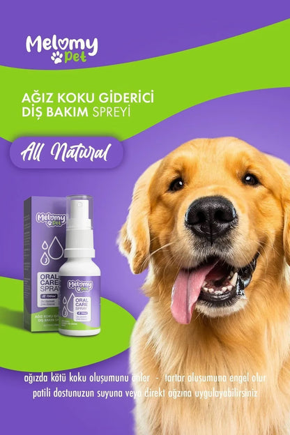 Melomy Pet Ağız Koku Giderici Diş Bakım Spreyi