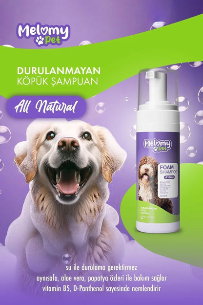 Melomy Pet Durulanmayan Köpük Şampuan